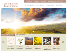 Tablet Screenshot of jonesandcaseyfh.com